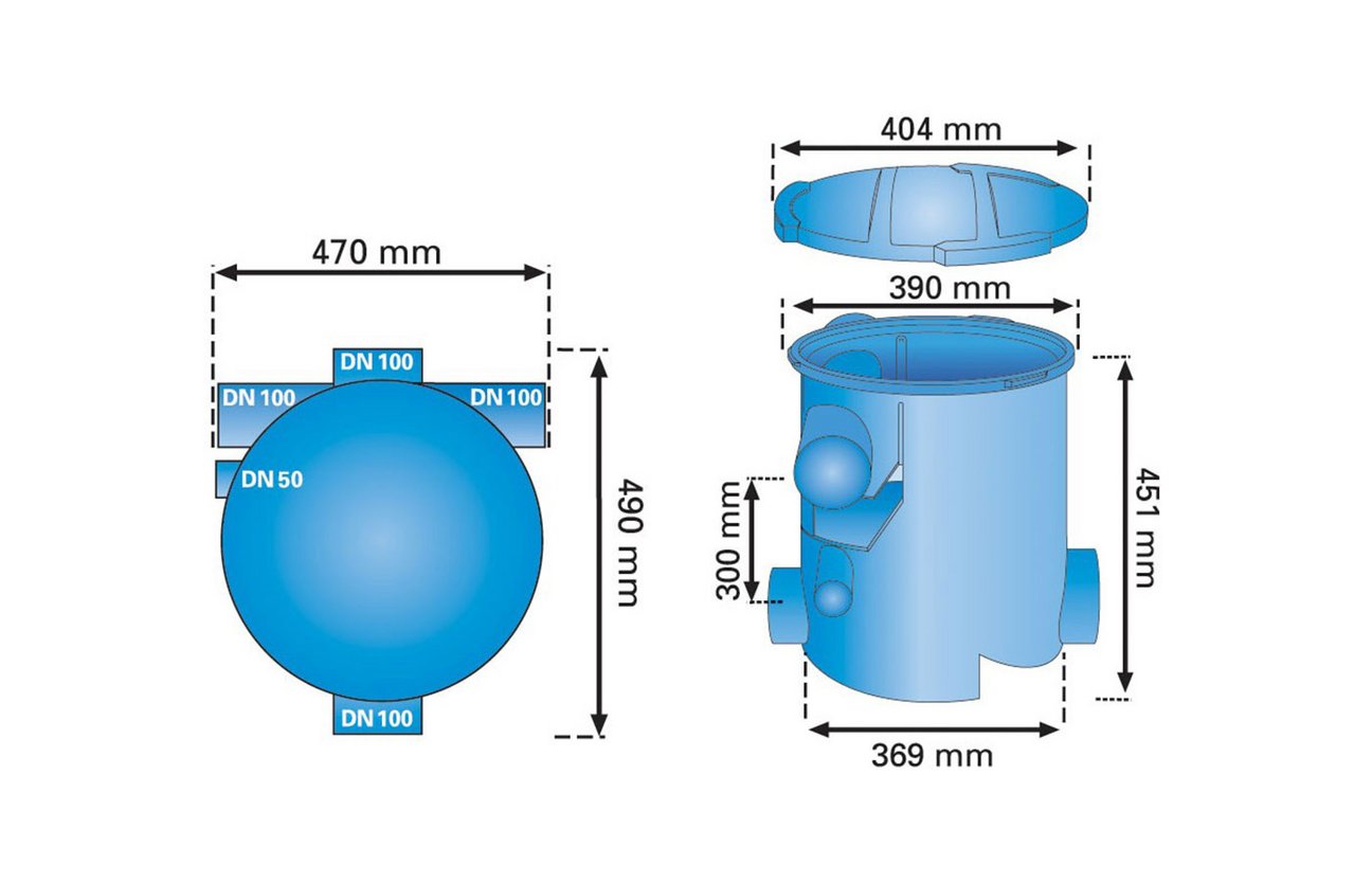 Regenwasserfilzter - Volumenfilter